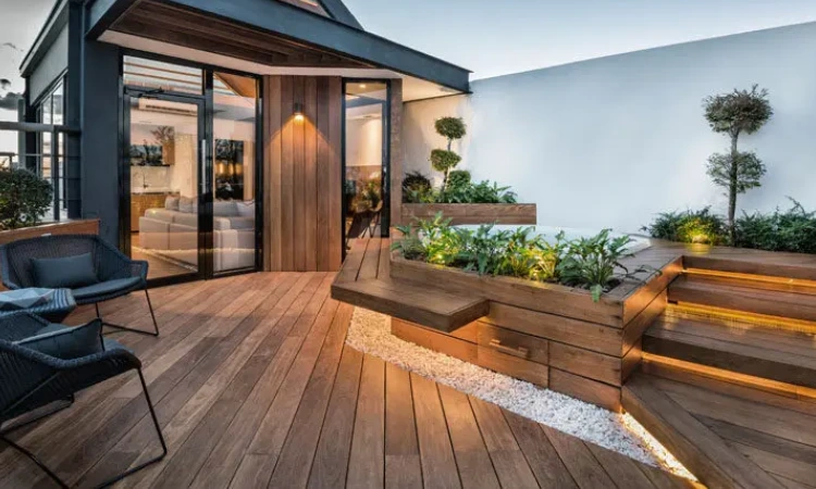 Rumah Minimalis di Jakarta dengan Desain Rooftop Garden
